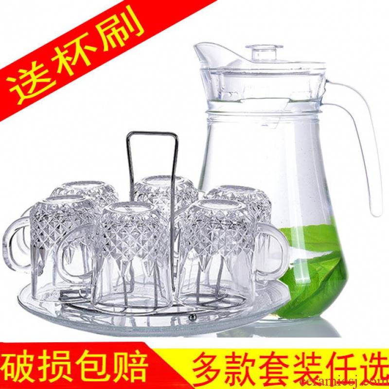 Household glass breakage price. Mean - while 】 【 suit lead - free high - temperature transparent beer glass tea cup cold water