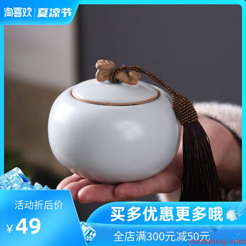 The Crown chang your up porcelain pot storage creative seal tea packaging on your porcelain to restore ancient ways small caddy fixings tea warehouse inventory