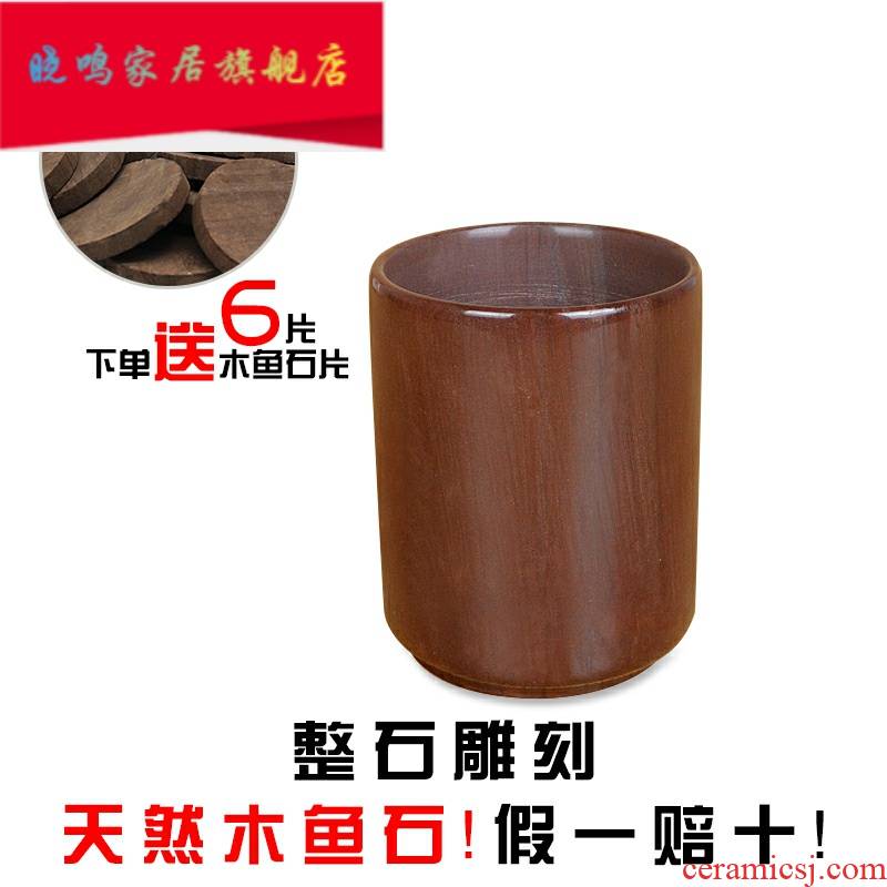 Muyu stone tea - the original stone care cup straight cup keller cup by hand not purple sand bag of maifan stone post