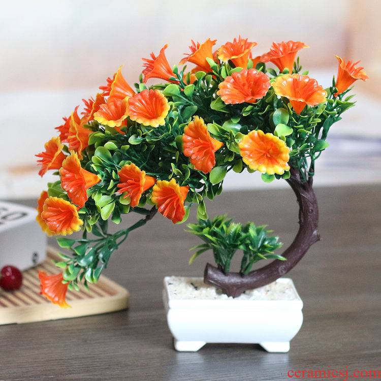 Fake flower simulation flower bouquets of plastic flowers sitting room adornment inside the bedroom home decoration flower tea table table small ball