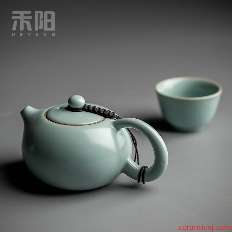 Send Yang your up ceramic kung fu xi shi pot of tea pot, small single pot of your porcelain piece can support his family with a teapot