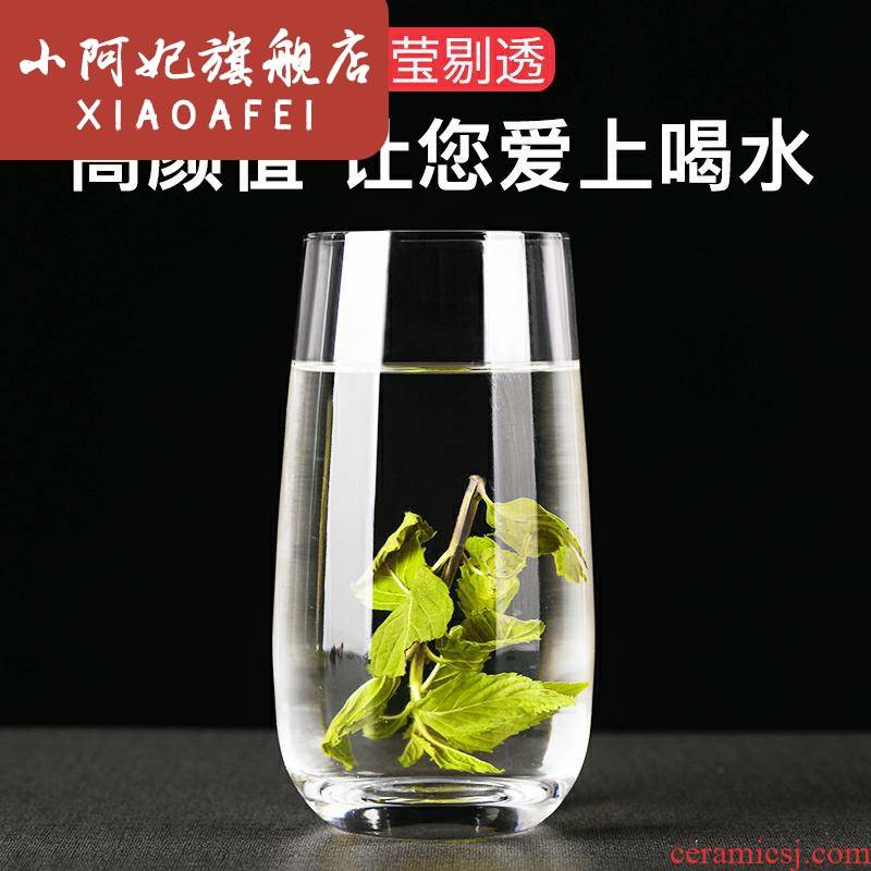 Crystal glass cup home juice drinks milk cup lead - free transparent heat mantra large breakfast ultimately responds cup