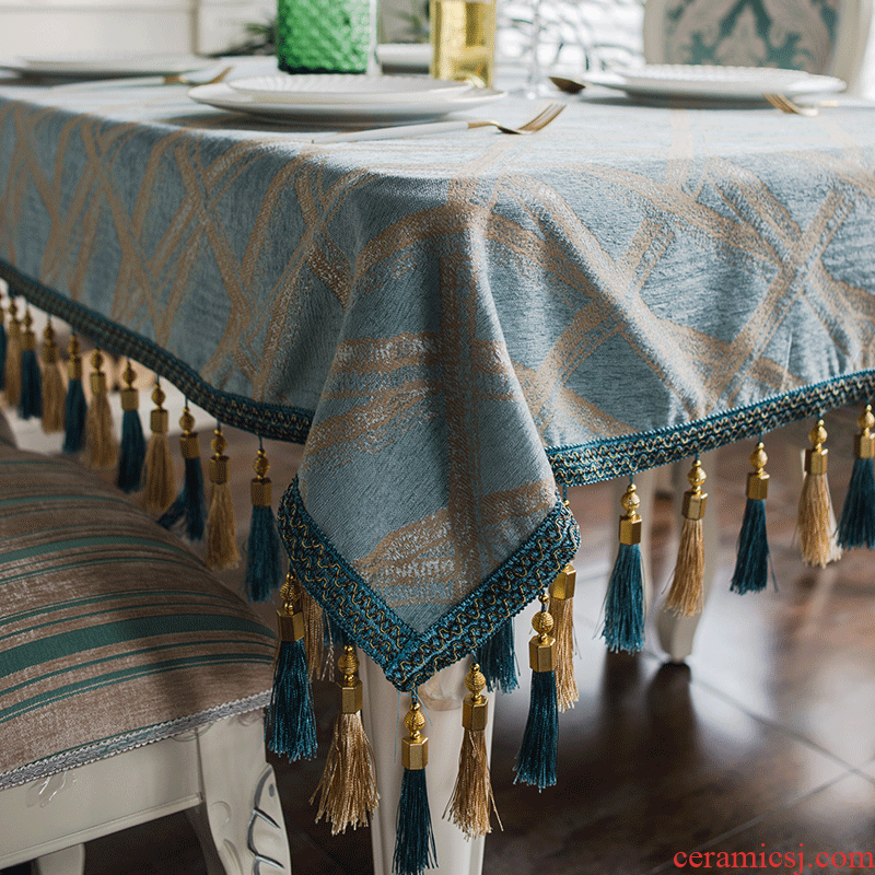 Tea table cloth tablecloth table cloth art value emperor household square table sitting room artical rectangular TV ark of Tea table bay