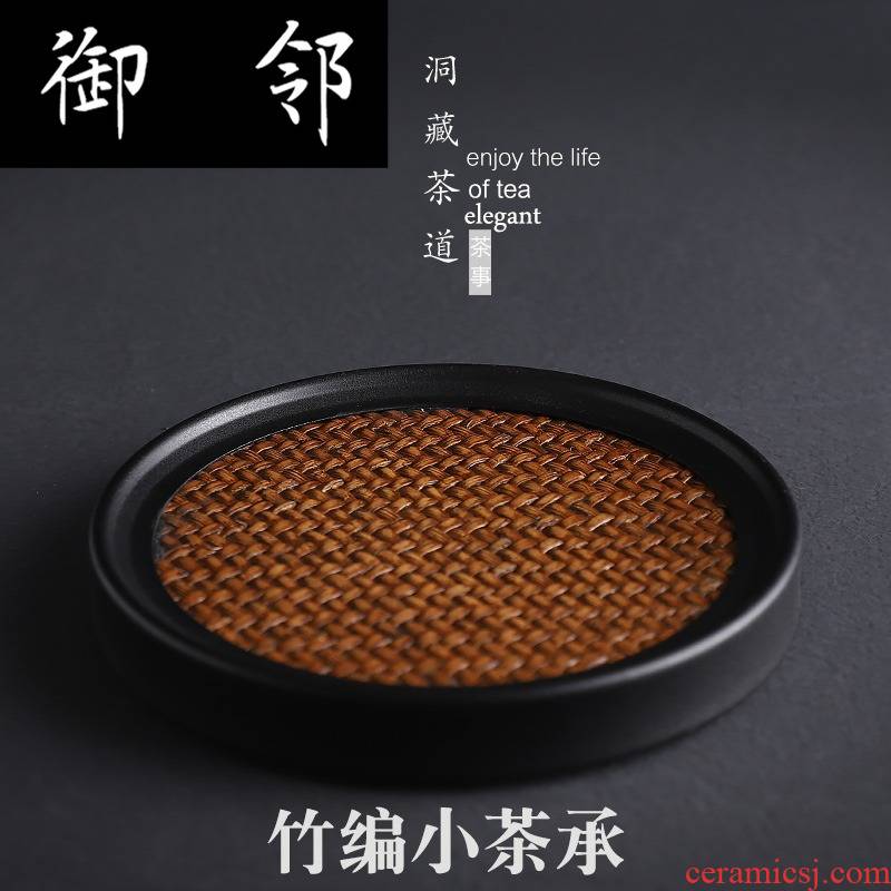 Tea sets bamboo pot bearing kung fu Tea accessories bearing Japanese contracted cup mat heat a pot of Tea