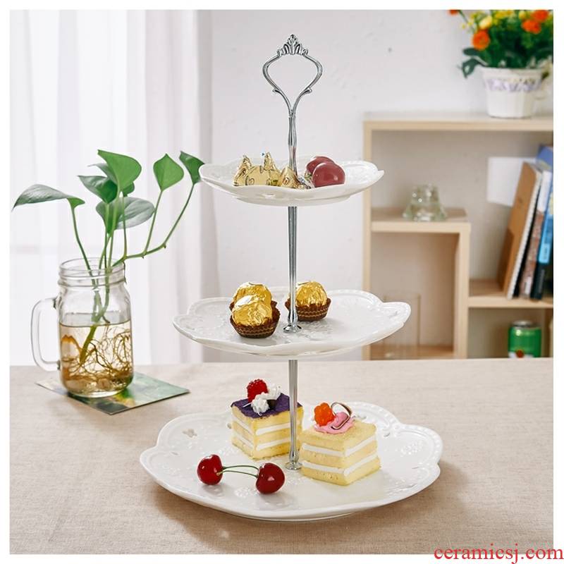 Dessert table furnishing articles, displays the Dessert buffet tea cake tray table shelf cake afternoon snack v