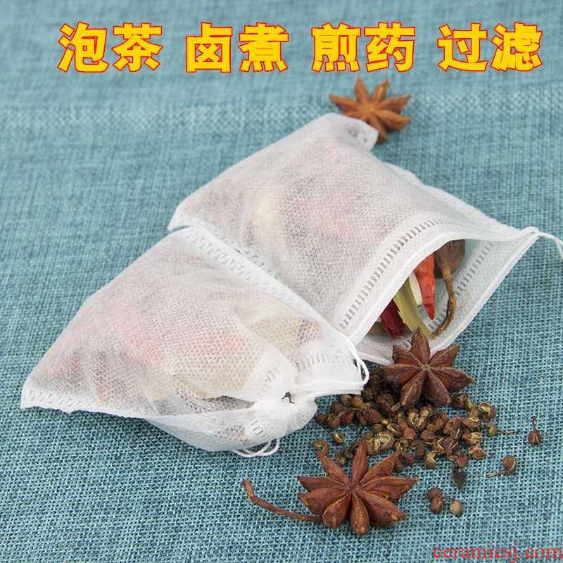 Tea bag bag in non - woven filter Tea Tea packaging bag soup tisanes Chinese medicine the relish bag halide cooked at once
