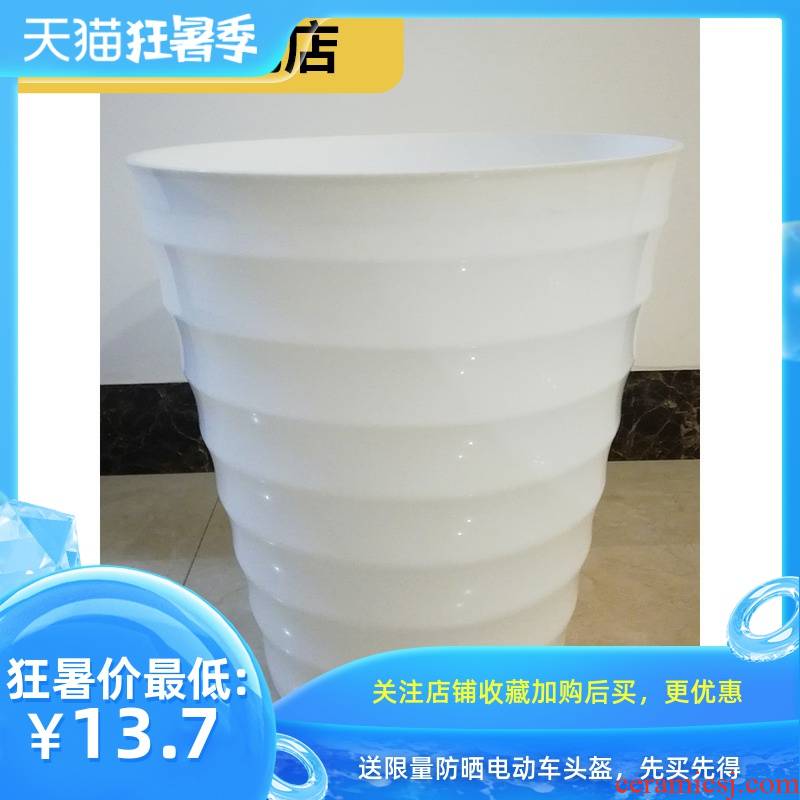More rich, being high caliber hydroponic plastic flowerpot large sale, fleshy clearance, imitation ceramic household