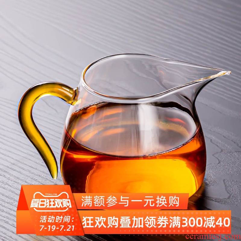 Reasonable heat crystal glass cup hammer eye grain tea sea points tea cup more kung fu tea tea accessories large