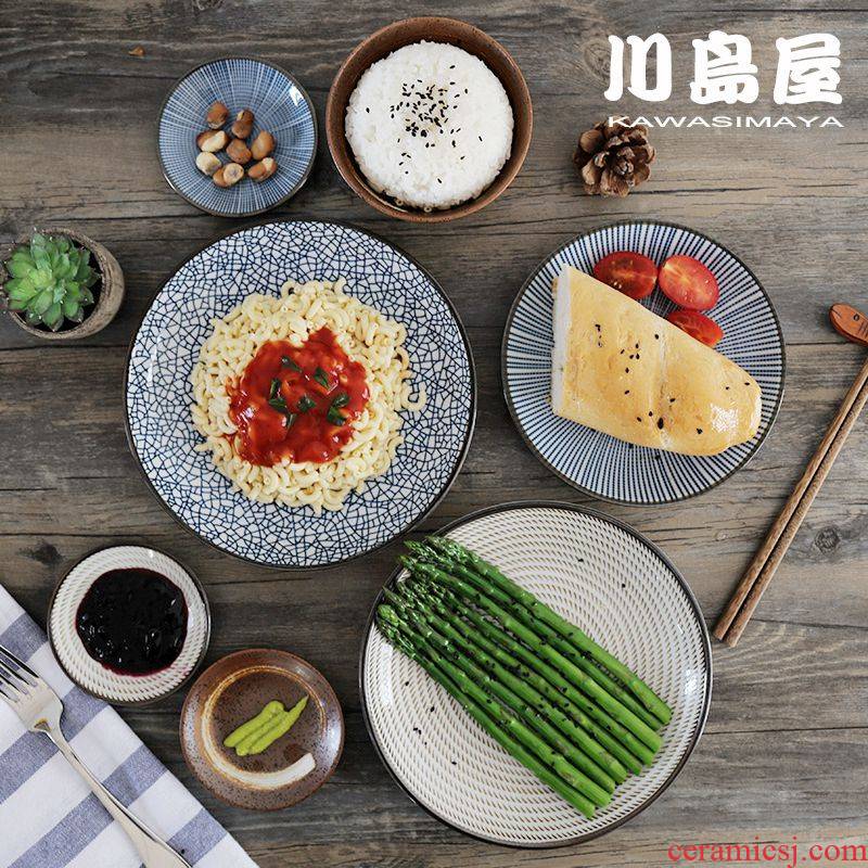 Sichuan and restoring ancient ways in Japanese tableware bowl dish dish dish creative web celebrity move western food steak home plate plate