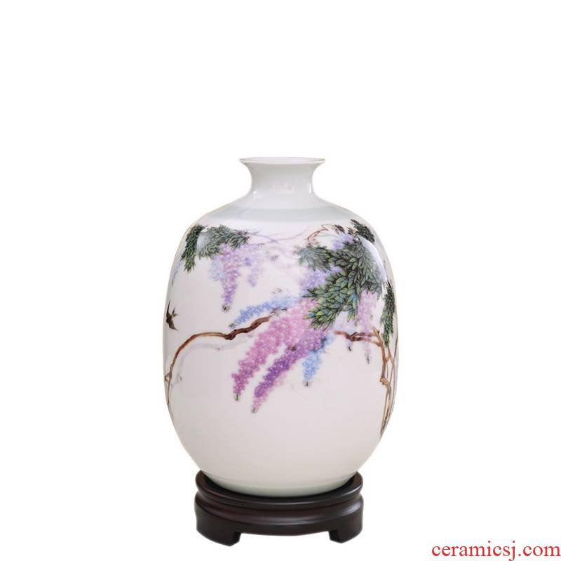 Jingdezhen porcelain, ceramic vase furnishing articles study porch decoration full small porcelain porcelain arts and crafts