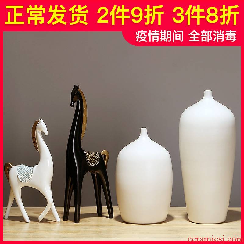 New Chinese style ceramic vase furnishing articles table of I sitting room porch dried flower arranging flowers jingdezhen household adornment furnishing articles