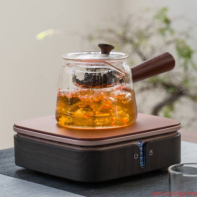 Ren jin electric TaoLu suit glass tea set boiling tea is fast flat glass tea is the tea glass, the electric TaoLu