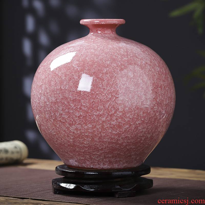 Jingdezhen porcelain vases, ceramic flower arranging archaize furnishing articles new living room TV cabinet decoration of Chinese style household porcelain