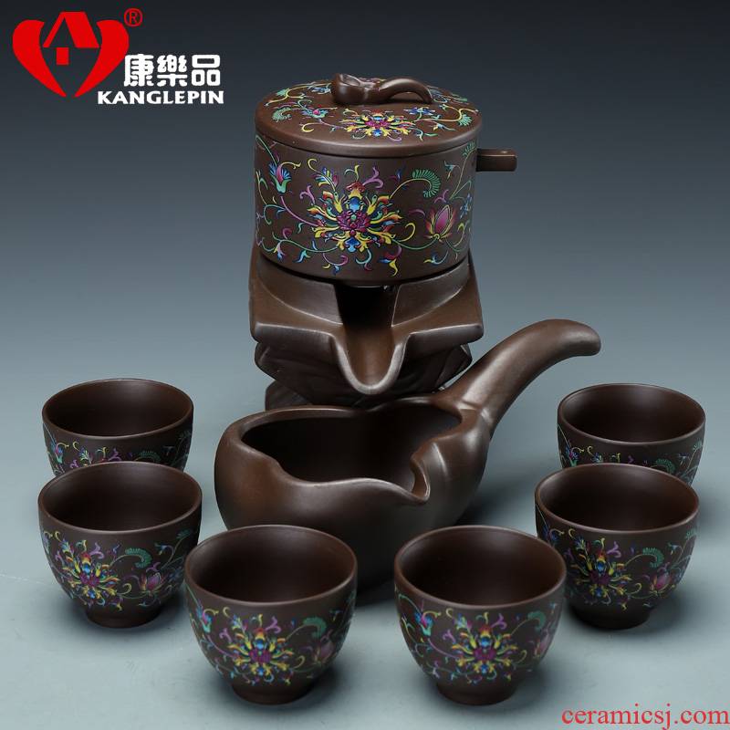 Recreational product violet arenaceous kung fu tea set suit household of Chinese style restoring ancient ways yixing teapot teacup zhu mud box ceramics