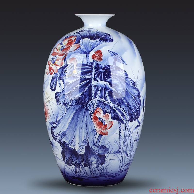 The Master of jingdezhen chinaware big vase hand - made years than furnishing articles gifts club villa hotel
