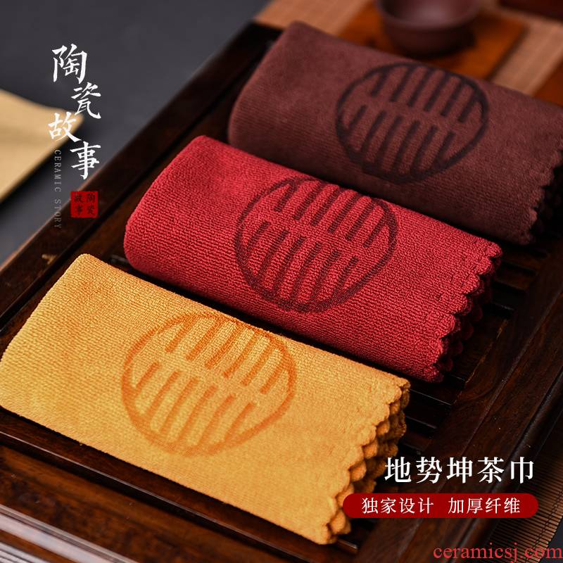 Ceramic tea towel cloth zen story bibulous thickening tablecloth a pot of tea towel cotton and linen tea towel tea table cloth