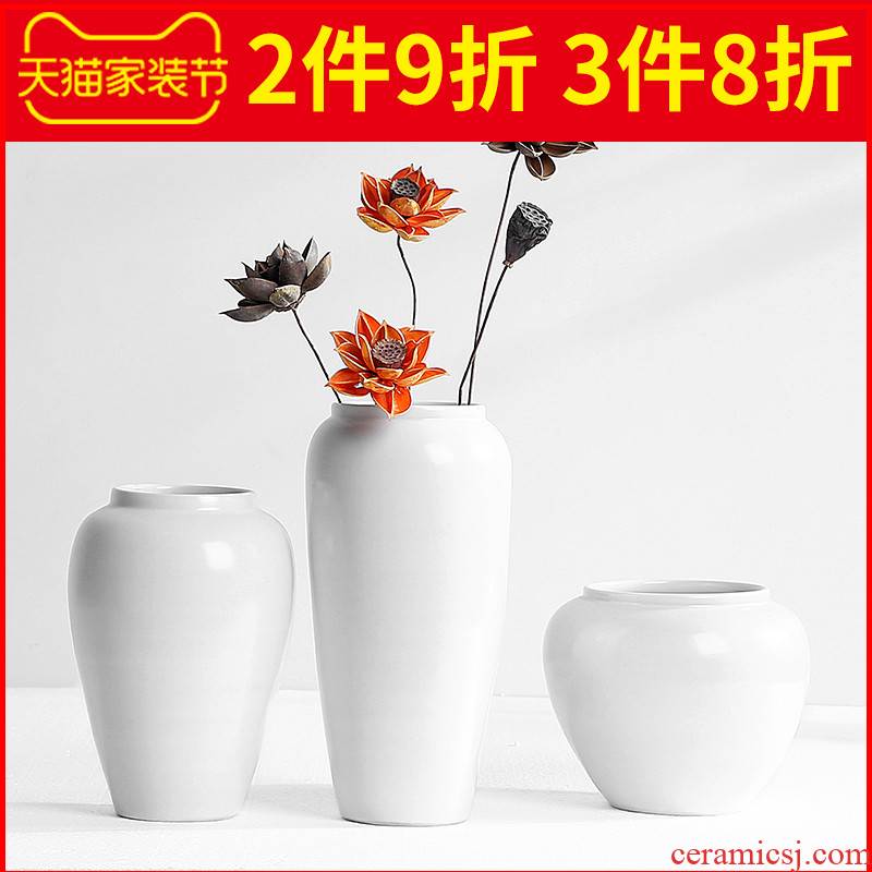 Nordic ceramic vases, I and contracted Europe type living room TV cabinet table dry flower arranging flowers furnishing articles home decoration