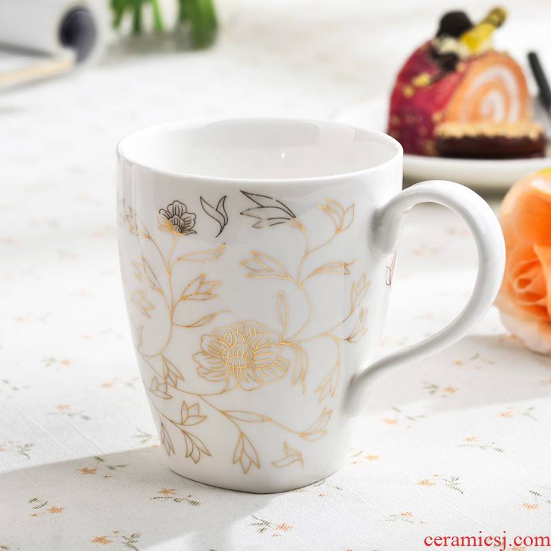 Ceramic cups porcelain take water cup cup cup to ultimately responds water porcelain cups porcelain bowl household glass Ceramic cup set