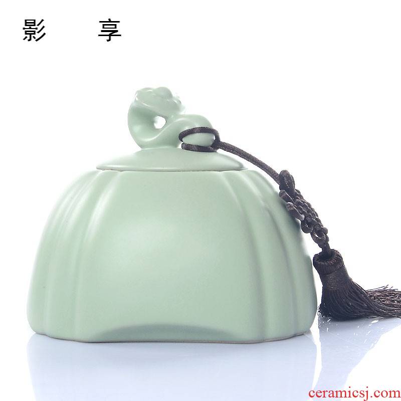 Shadow enjoy your up ceramic POTS sealed pot tea accessories violet arenaceous caddy fixings tea box packaging tea HF