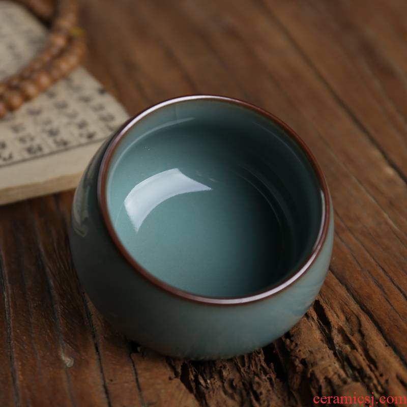 Get together scene scene celadon ceramic sample tea cup Wang Wu cup manually copy the southern song dynasty single CPU kung fu tea cups