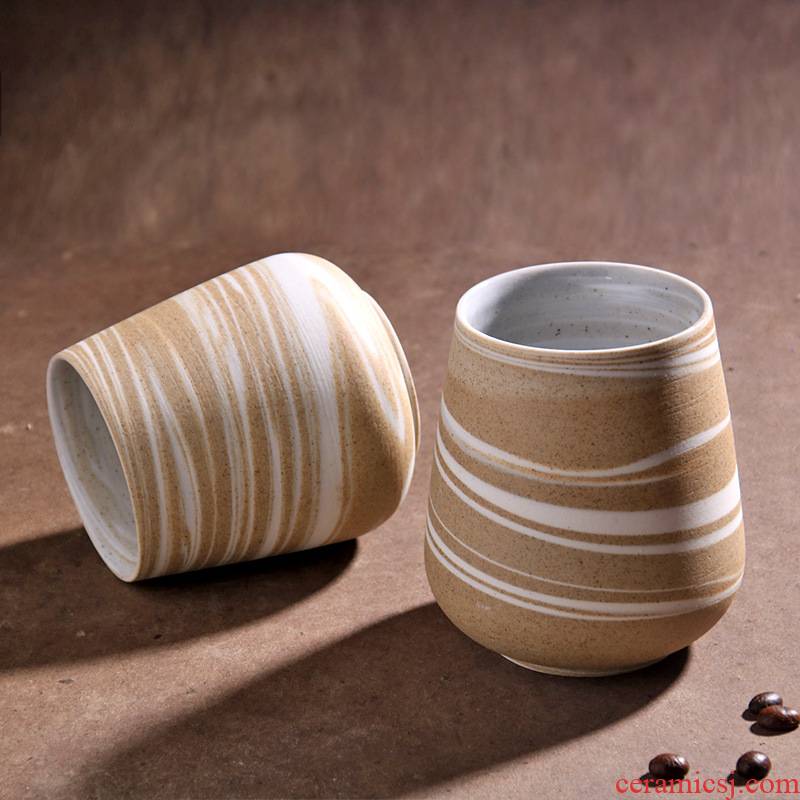 Poly real view jingdezhen Japanese manual move mark cup fine ceramic clay primary ground grain coffee cups of tea cups