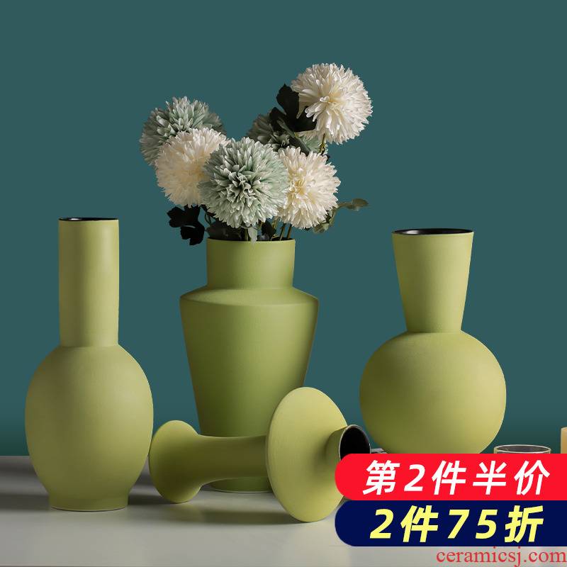 Dried flower vases, pottery and porcelain the modern creative contracted home furnishing articles sitting room TV cabinet decoration arranging flowers