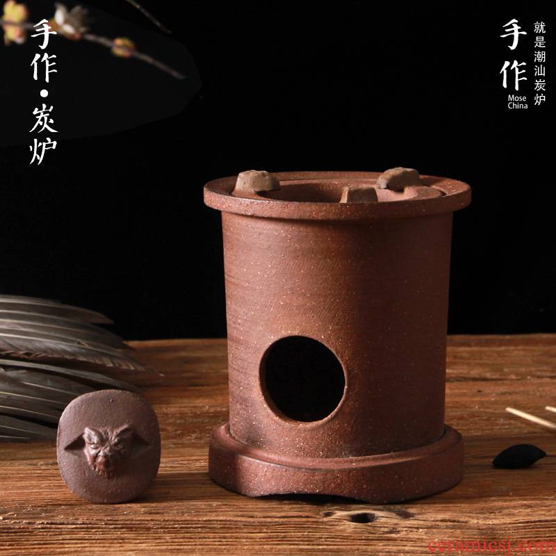 Charcoal stove to boil tea ware red mud kung fu tea stove coarse clay POTS girder cooking kettle glass teapot tea'm carbon furnace