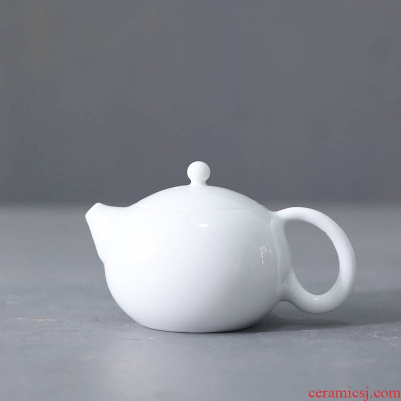 Poly real scene of jingdezhen porcelain ceramic teapot gentleman pot teapot shih pot enterprises customize LOGO decals