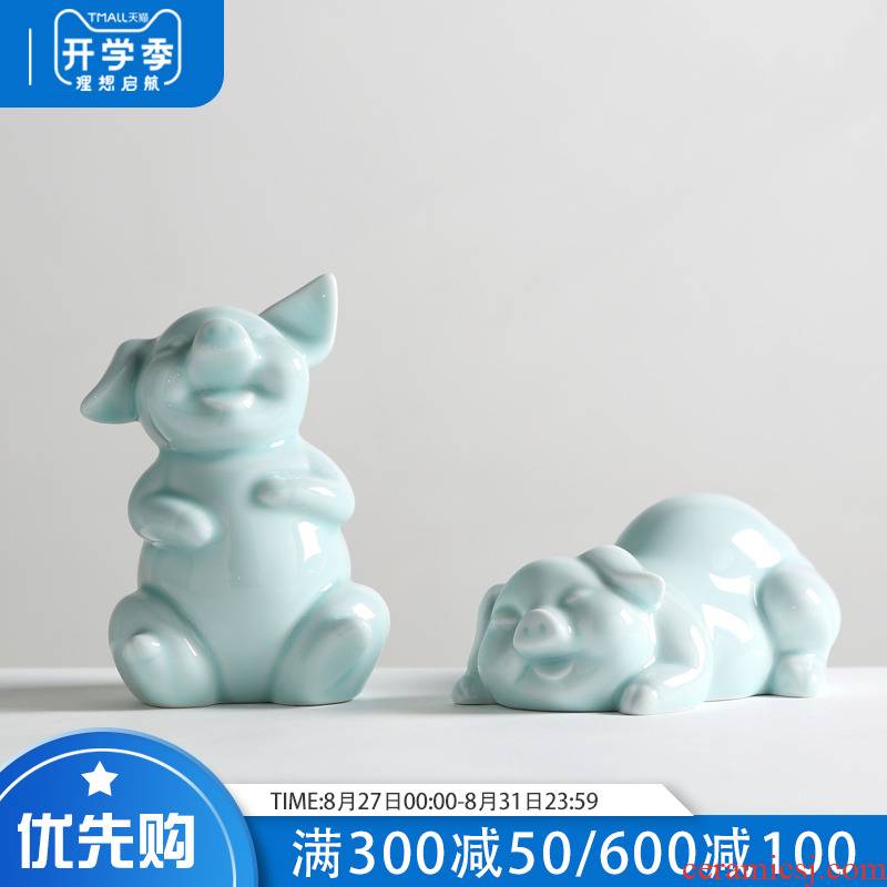 Ideas of modern Chinese style household act the role ofing is tasted furnishing articles sitting room ark, ceramic knick - knacks soft adornment wedding gift
