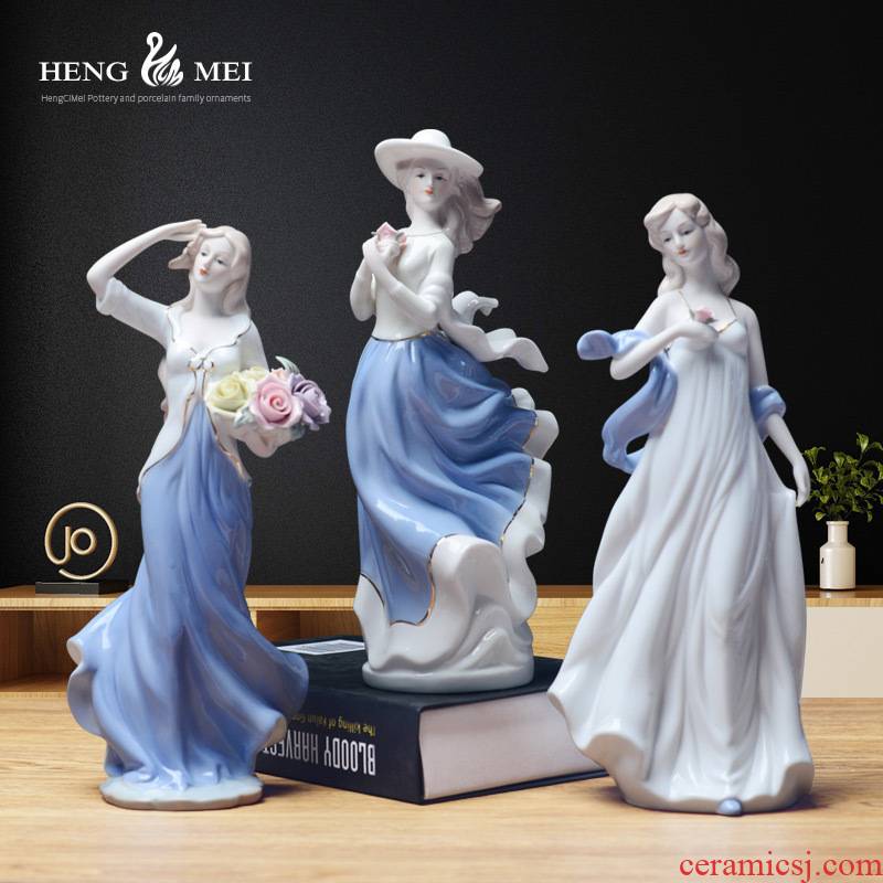 Decorations furnishing articles European crafts western I the woman sitting room household act the role ofing is tasted jingdezhen ceramic wine accessories