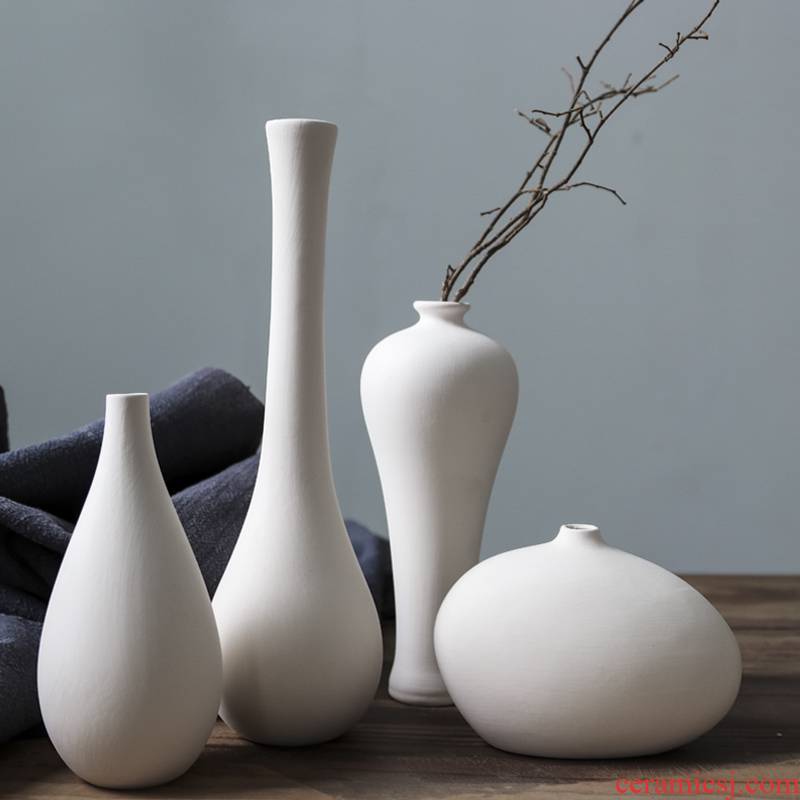 Ceramic element billet semi - finished vase decoration furnishing articles filial children 's diy graffiti made white made white embryos
