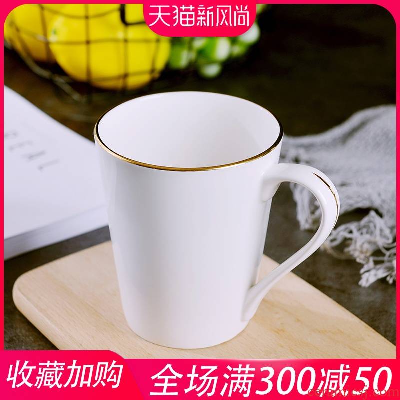 Creative ceramic cup move trend of household office keller European - style up phnom penh milk cup ipads China cups