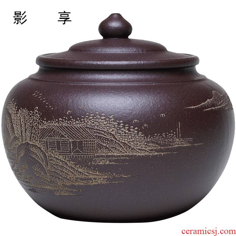 Shadow at yixing purple sand tea pot wake receives tea tea famous pu 'er Wu Jianli purple clay POTS Z