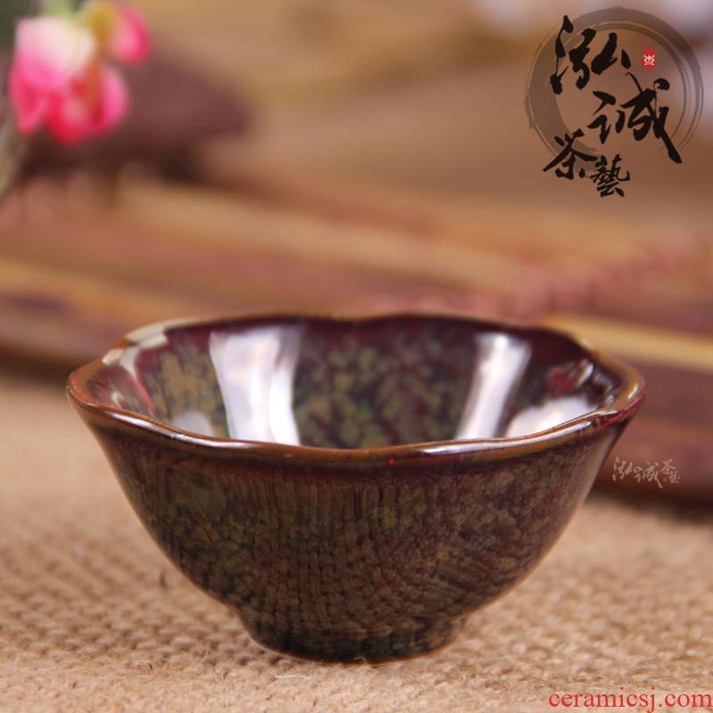 Japanese tea cups all over the sky star masterpieces small sample tea cup bowl lotus cup zen cup ceramic kung fu tea tea set
