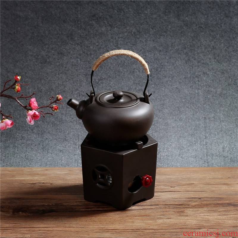 Violet arenaceous tea stove to cook kung fu tea ware Violet arenaceous curing pot side heating kettle tea stove adjustable alcohol lamp bottles