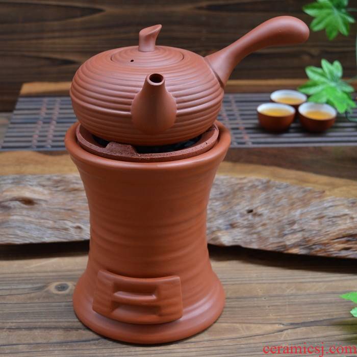 Ceramic red purple sand boil tea charcoal stove fire wind furnace furnace charcoal burners kung fu tea stove kettle carbon furnace suits for