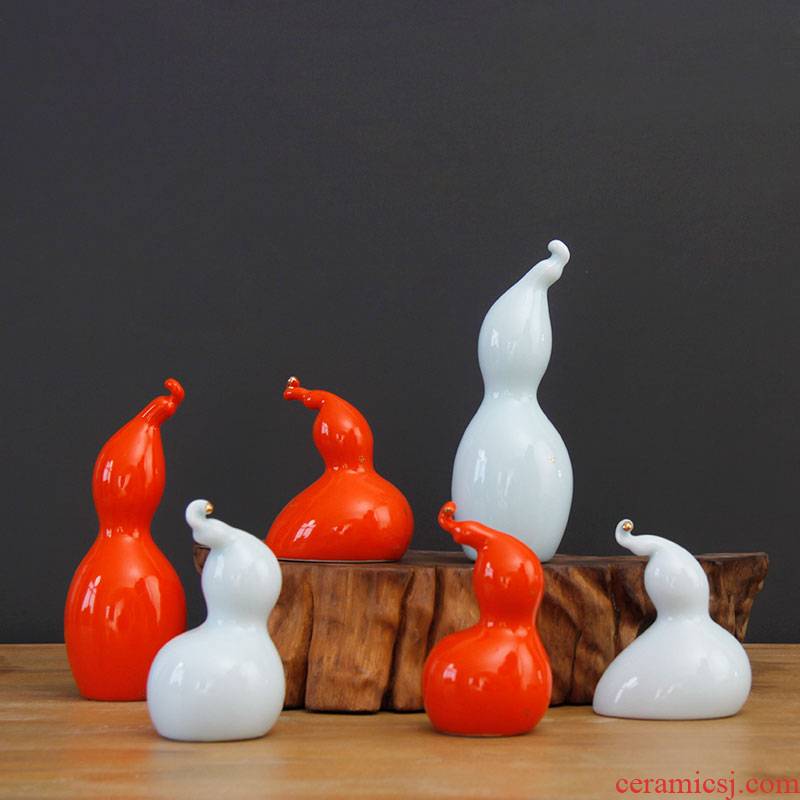 Ceramic gourd Ceramic bottle gourd gourd furnishing articles furnishing articles household act the role ofing is tasted