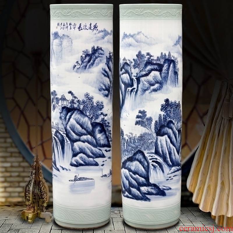 Jingdezhen ceramics hand - made has a long history of large vase home sitting room hotel large - sized quiver furnishing articles