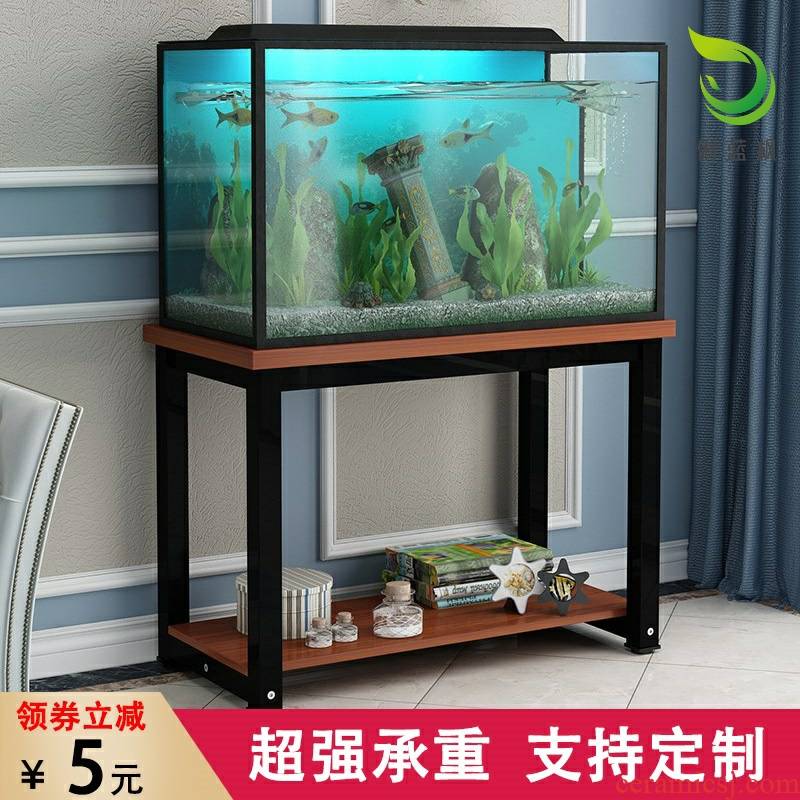 Fish tank aquarium shelf bottom ark cabinet put aquarium, wrought iron and easily customized tank base shelf bottom ark