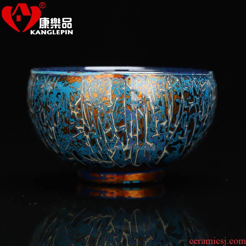Recreational product gold was violet arenaceous all hand 24 k gold master cup jingdezhen gold konoha built Chinese lacquer cups