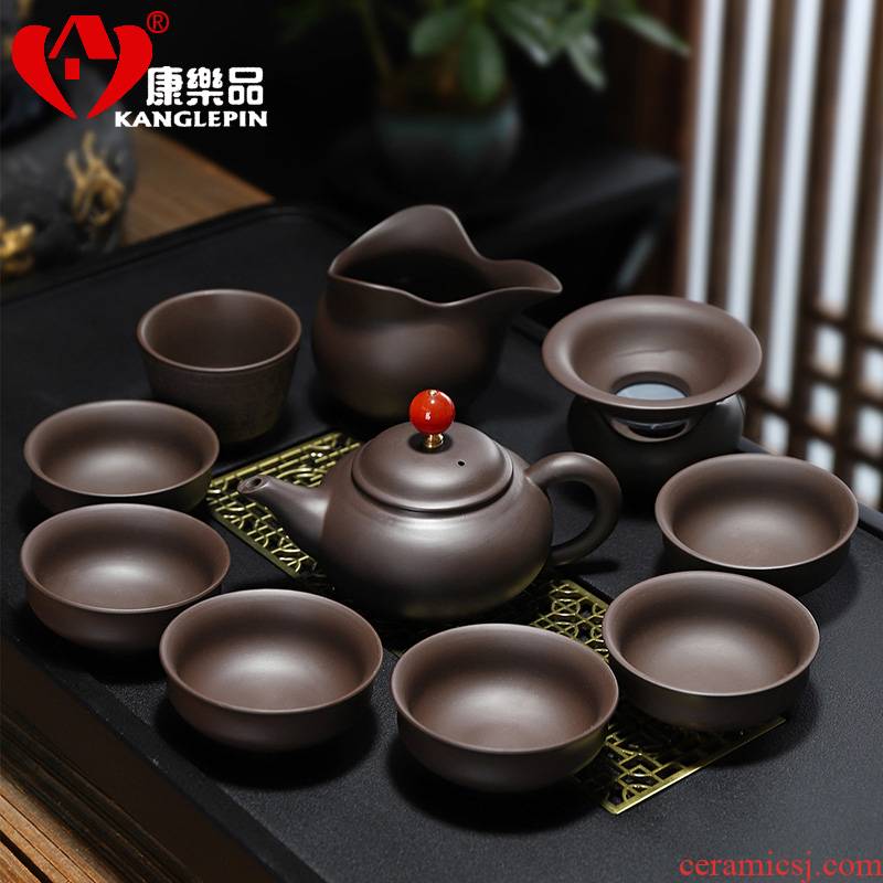 Recreational product kung fu tea set archaize pot office home yixing purple sand tea set gift of a complete set of the teapot