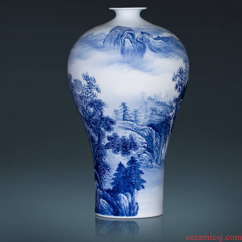 Jingdezhen ceramic hand - made porcelain new Chinese style living room hotel home furnishing articles furnishing articles flower arrangement