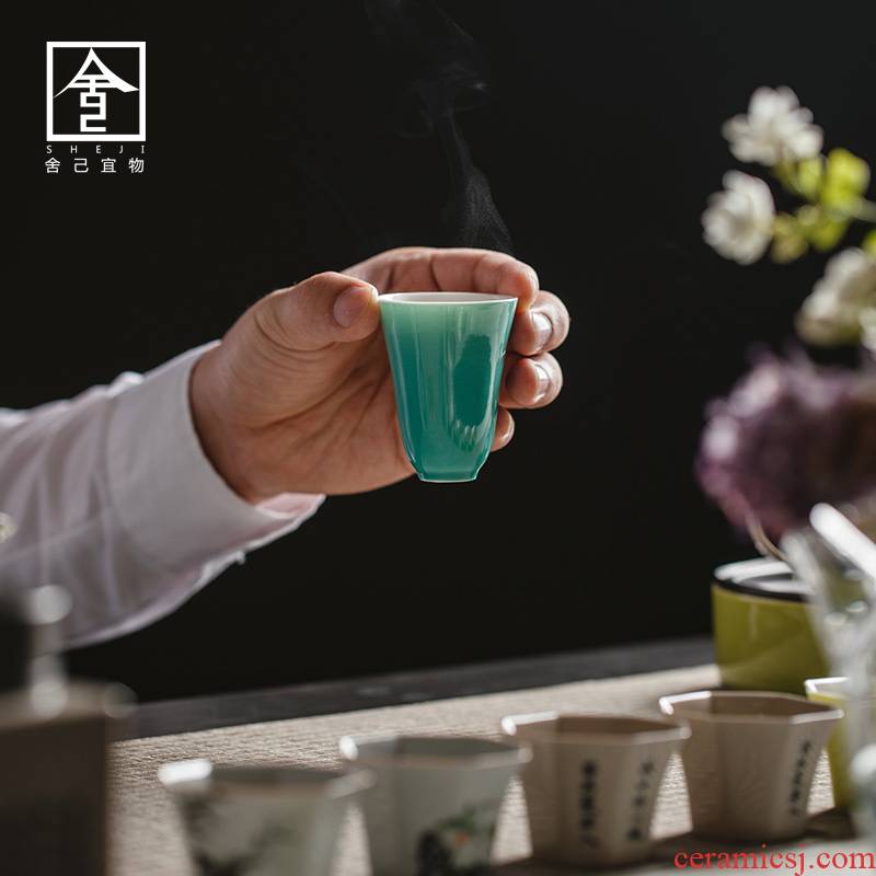 The Self - "appropriate content manual master cup of jingdezhen ceramic cups kung fu tea set sample tea cup noggin single CPU