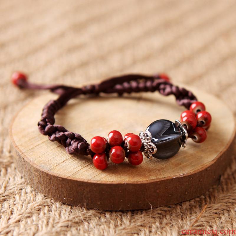 QingGe bracelet female national wind the original manual creative ceramic jewelry accessories best Mr Booth in supply