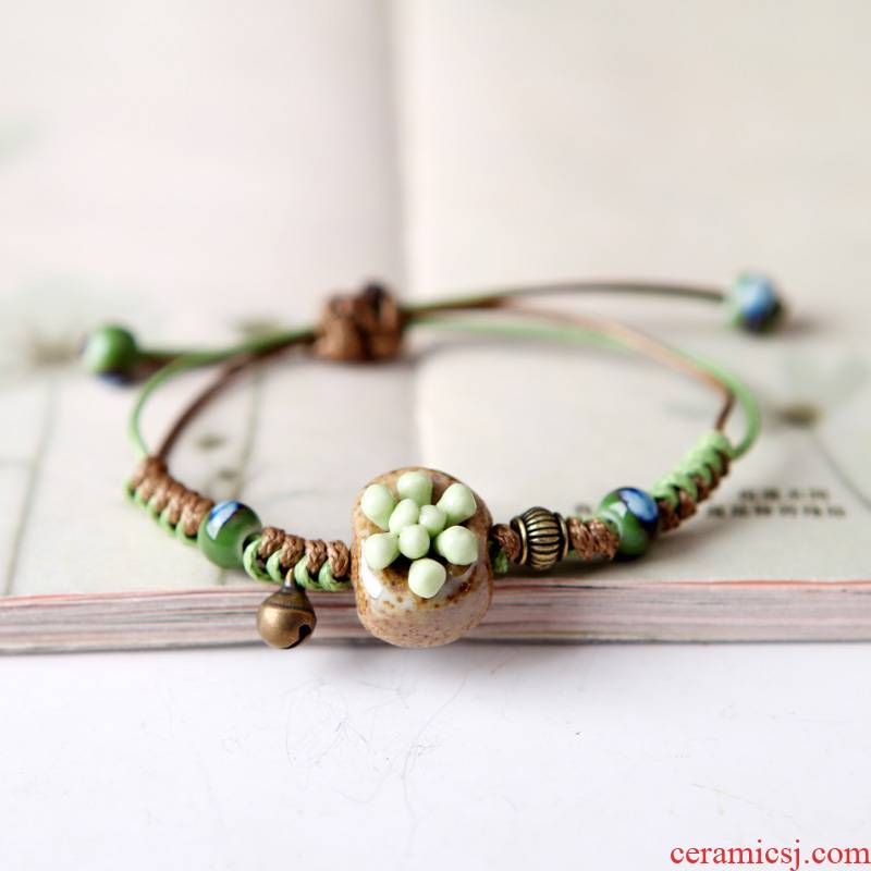 QingGe national wind restoring ancient ways lay in fashionable sen female bracelet bracelet ceramic bracelet with ms source