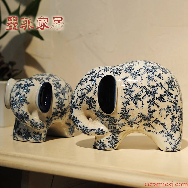 Wedding gift object furnishing articles sitting room practical anniversary of blue and white porcelain home decoration new send new girlfriends
