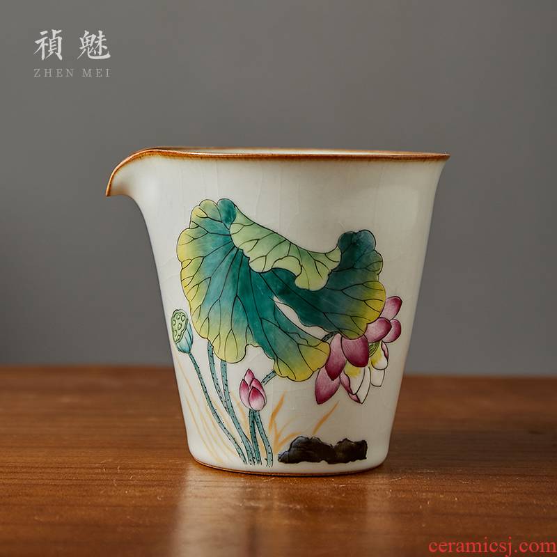 Fair keller shot incarnate your up hand - made lotus jingdezhen ceramic kung fu tea accessories large tea sea points