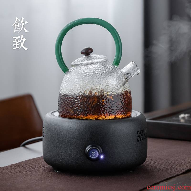 Ultimately responds to refractory glass tea kettle electric TaoLu tea stove thickening household suit transparent cooking pot direct fire