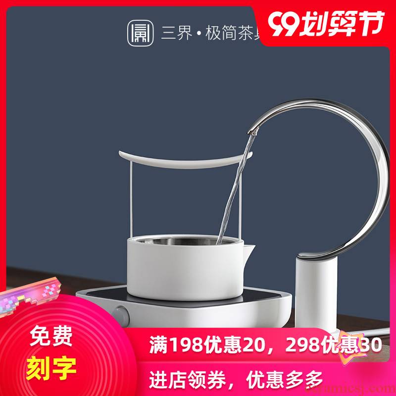 Permeating the tea stove 304 stainless steel cooking pot tea set electric TaoLu bottled water pumping device home cooked meal