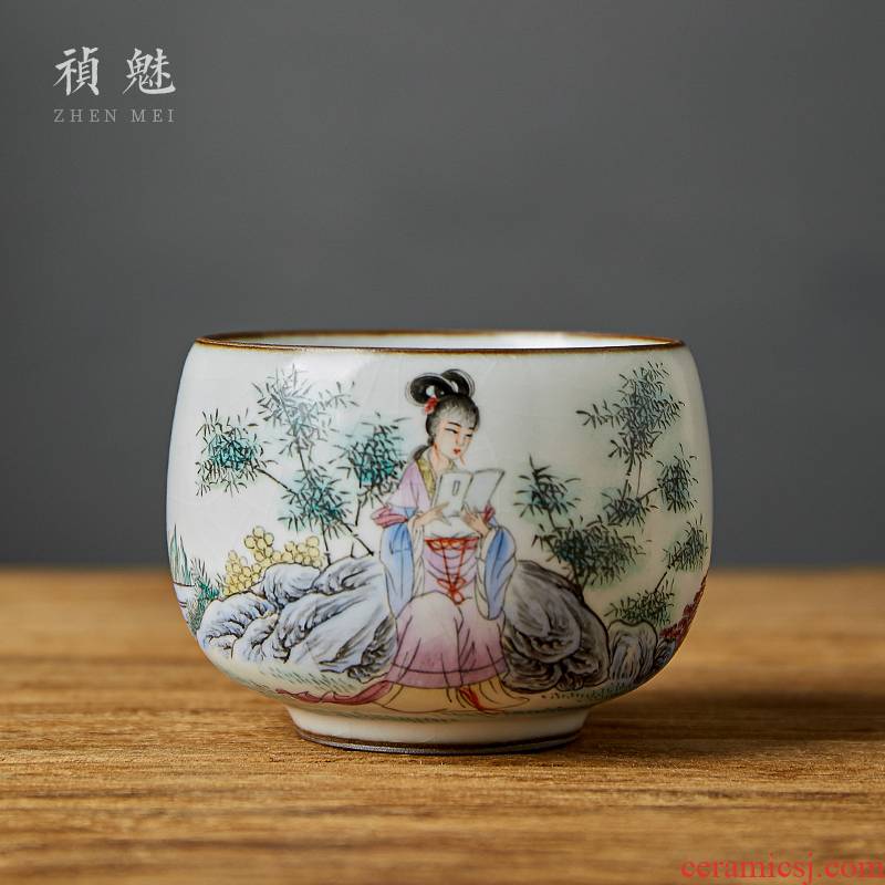 Shot incarnate your up hand - made of red chamber chun plumcakes with jingdezhen ceramic cups kung fu tea cup sample tea cup master list